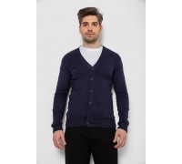 Кофта чоловіча на ґудзиках, колір темно-синій, 238R18004