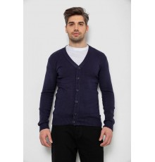 Кофта чоловіча на ґудзиках, колір темно-синій, 238R18004