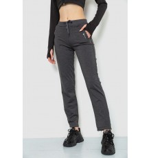 Спорт штаны женские, цвет темно-серый, 244R514