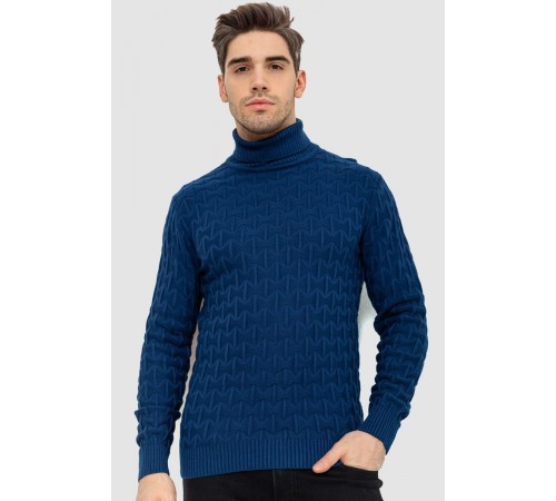Гольф-светр чоловічий, колір синій, 161R619