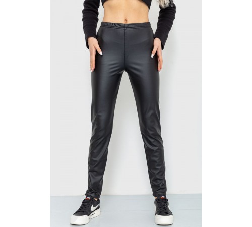 Лосини на флісі, колір чорний, 183R010