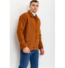 Вітровка чоловіча на кнопках, колір світло-коричневий, 131R3022