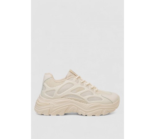 Кроссовки женские, цвет бежевый, 248RA40