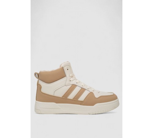 Кроссовки женские зимние на меху, цвет молочно-бежевый, 248RAD400-11