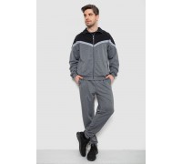 Спортивний костюм чоловічий, колір чорно-сірий, 244R9147