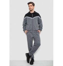 Спортивний костюм чоловічий, колір чорно-сірий, 244R9147