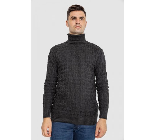 Гольф-светр чоловічий, колір грифельний, 161R619