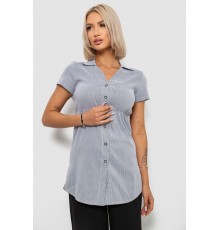 Сорочка-туніка в смужку, колір сірий, 230R665