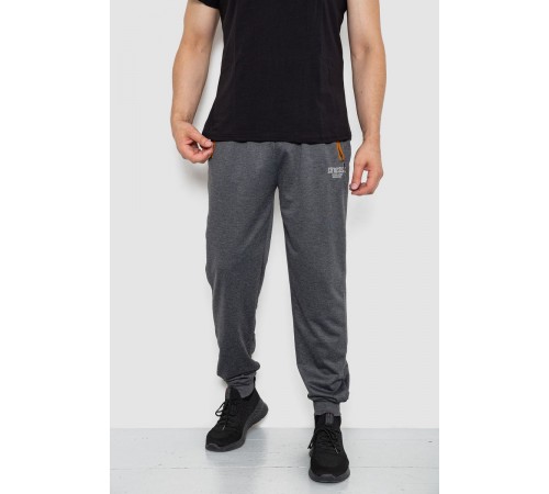 Спорт чоловічі штани, колір темно-сірий, 244R4732