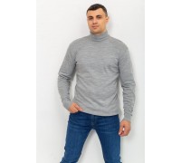 Свитер мужской однотонный, цвет серый, 161R1770