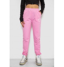 Спортивні штани жіночі, колір рожевий, 238R324