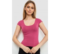 Топ однотонный, цвет темно-пудровый, 186R105-1