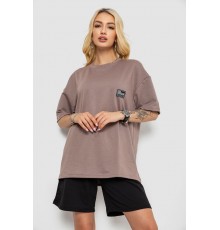 Костюм жіночий повсякденний, колір мокко, 241R5004-1