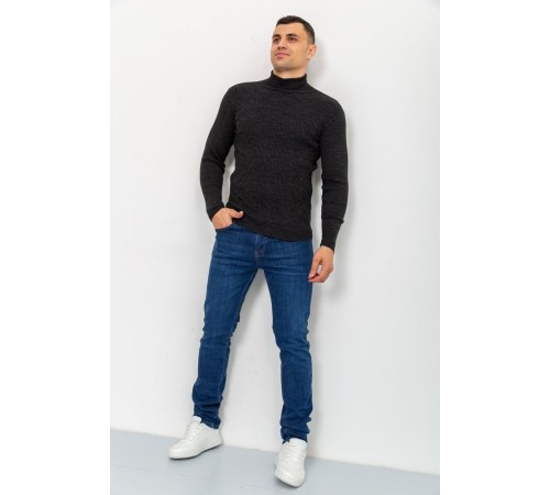 Светр-гольф чоловічий, колір грифельний, 161R892