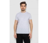 Футболка мужская однотонная базовая, цвет светло-серый, 244R2405