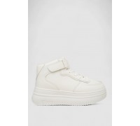 Кроссовки женские зимние на меху, цвет белый, 248RAM03