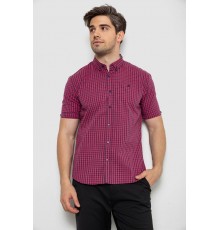 Сорочка чоловіча в клітинку, колір червоний, 214R827