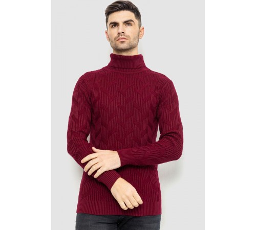 Светр чоловічий, колір бордовий, 161R1034