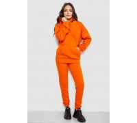Спортивный костюм женский на флисе, цвет оранжевый, 102R7711