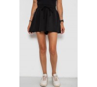 Шорти жіночі однотонні, колір чорний, 102R5256-6