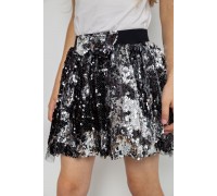 Спідниця дитяча ошатна, колір чорний, 247R417-1