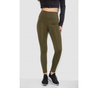 Лосини утеплені, колір хакі, 243R051-5