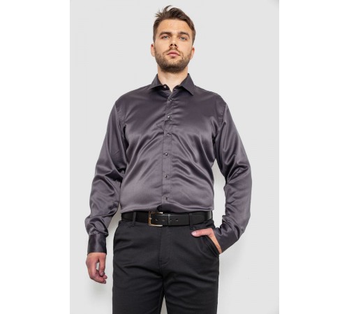 Сорочка чоловіча, колір сірий, 214R3061