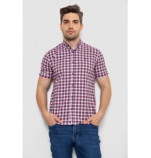 Сорочка чоловіча в клітку, колір молочний, 214R2445-6