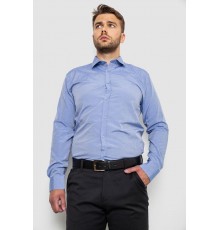 Сорочка чоловіча однотонна, колір джинс, 214R815