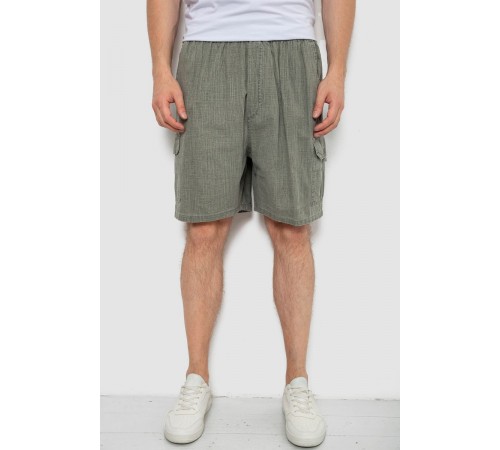Шорты мужские, цвет оливковый, 244RB8