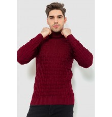 Гольф-светр чоловічий, колір бордовий, 161R619