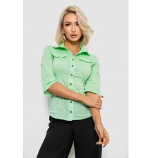 Сорочка жіноча однотонна, колір м'ятний, 230R068-5