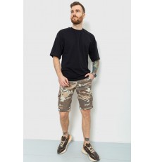 Шорти чоловічі камуфляж, колір бежево-сірий, 157RP300-4