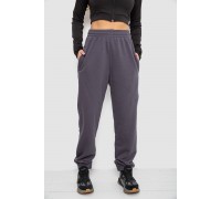 Спортивні штани жіночі на флісе, колір сірий, 102R415-1