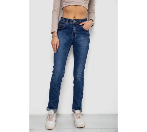 Джинси женские стрейч, цвет синий, 238R7004