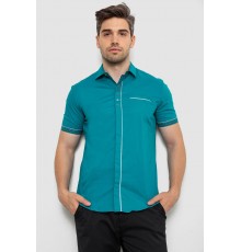 Сорочка чоловіча, колір бірюзовий, 214R7425