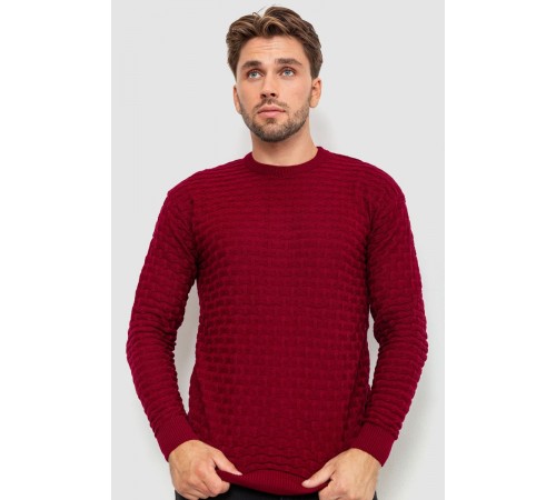 Светр чоловічий, колір бордовий, 161R882