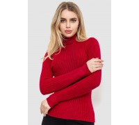 Гольф женский однотонный, цвет бордовый, 244R001