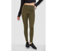 Лосини утеплені, колір хакі, 243R051-3