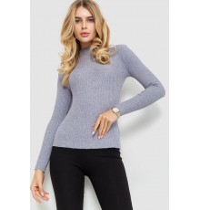 Гольф жіночий однотонний, колір сірий, 204R016