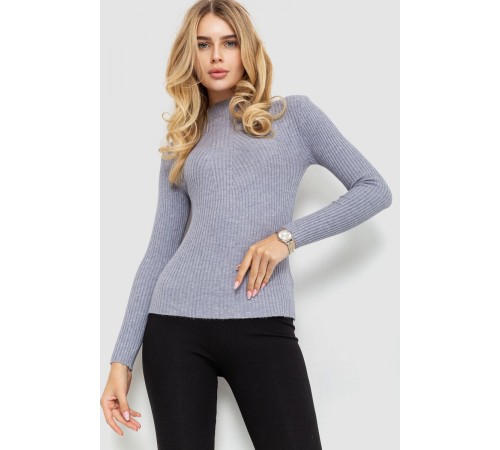 Гольф женский однотонный, цвет серый, 204R016