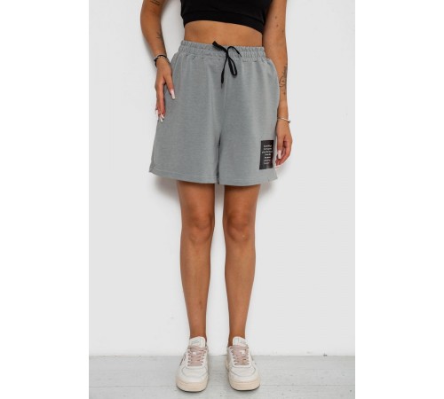 Шорти жіночі з принтом, колір сірий, 238R131