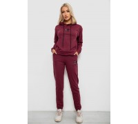 Спортивный костюм женский двухнитка, цвет сливовый, 214R1419-003