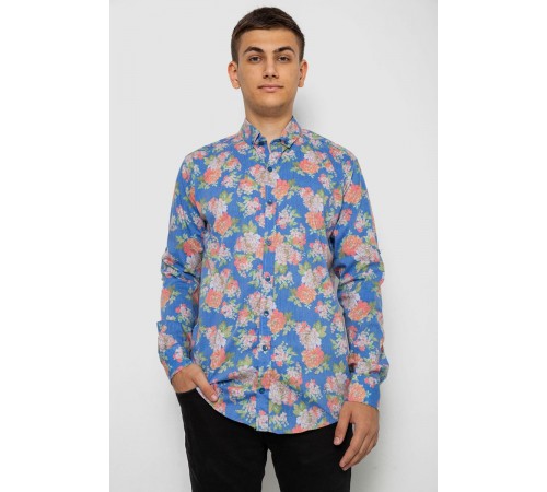 Сорочка чоловіча з принтом, колір різноколір, 214R2025
