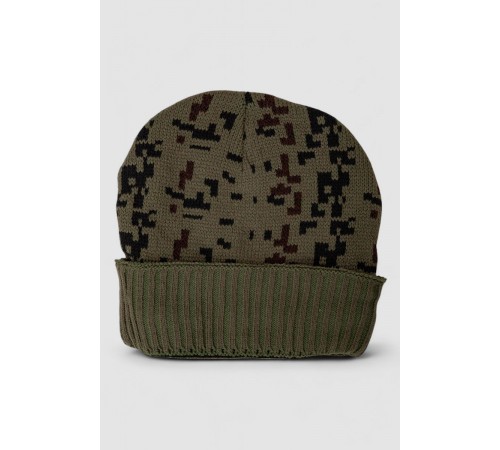 Шапка чоловіча камуфляж на хутрі, колір хакі, 244RM49