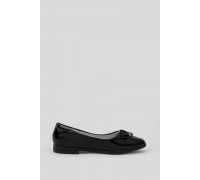 Туфли детские лаковые, цвет черный, 244RGB140