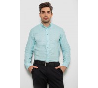 Рубашка мужская с принтом, цвет мятный, 214R7074