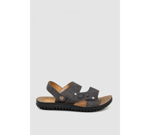 Сандалії для хлопчика підліткові, колір темно-сірий, 243RL9107