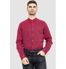 Сорочка чоловіча в клітинку байкова, колір червоно-синій, 214R99-34-022