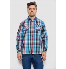 Сорочка чоловіча з довгим рукавом 214R755, колір Блакитний